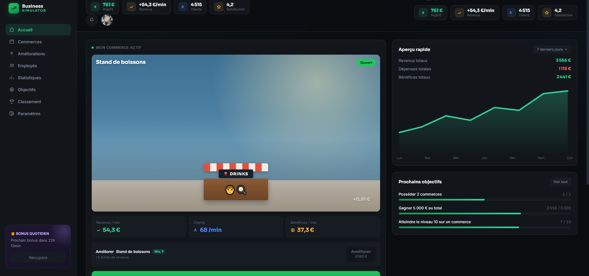Business Simulator Screenshot